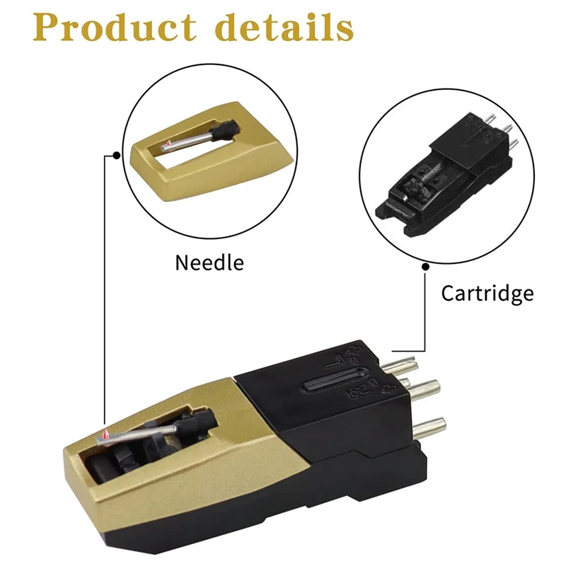 لاعب مسجل إبرة ، ترقية لاعب مسجل خرطوشة مع الماس ستايلس استبدال ل كروسلي ، فيكترولا ، أيون ، LP