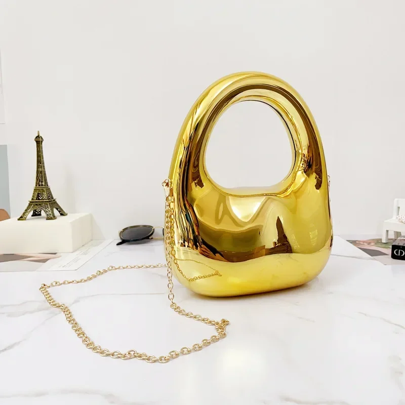 Women's Shoulderbag Colorful Glossy Dinner Bag Elegant Luxury Handbag Messenger Party Bags Ins Fashion Clutch Crossbody Bag