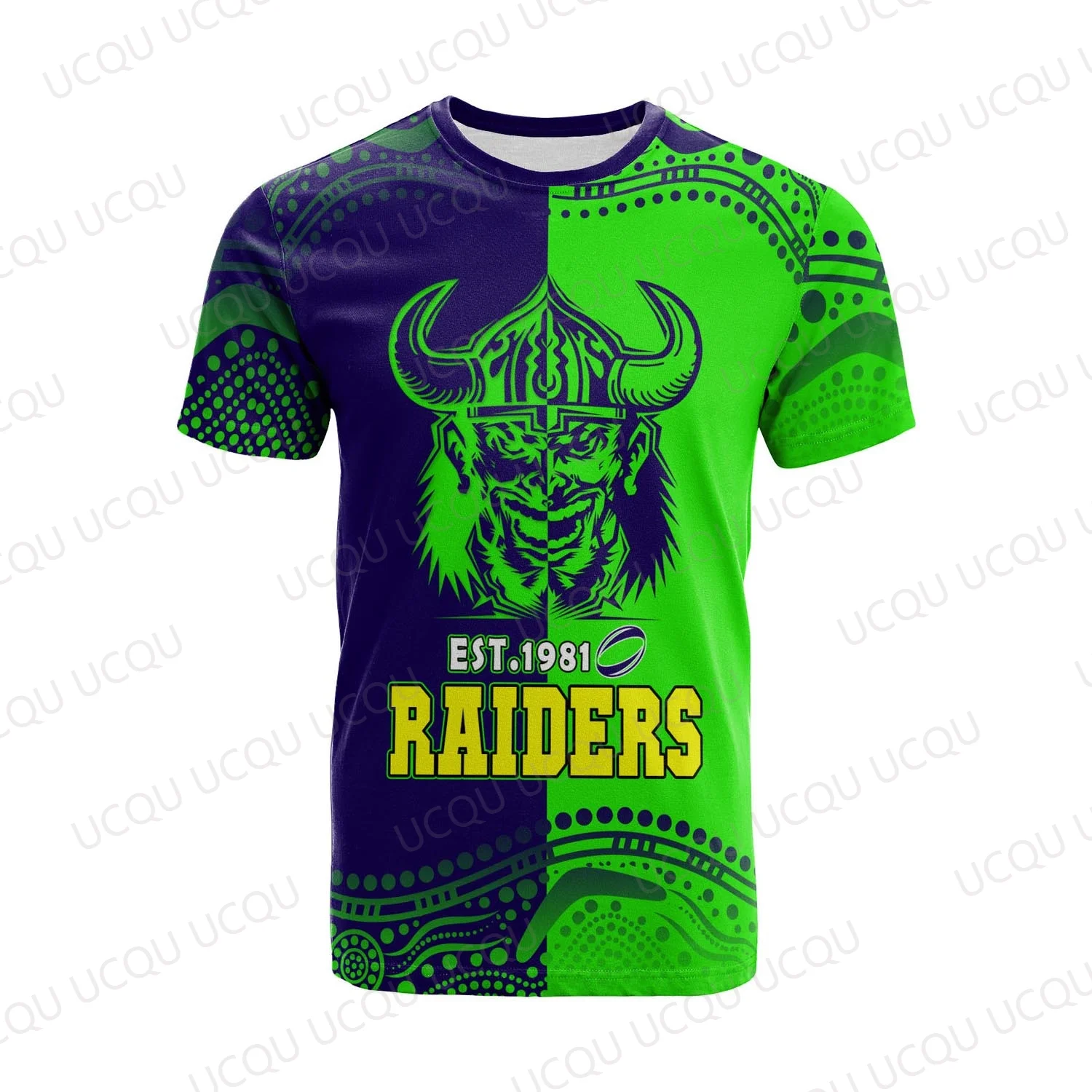 Canberra Raiders 2025 Camiseta de rugby Australia Diseño AI Edición limitada Jersey Uniforme Manga corta Ropa deportiva para hombres Top para fanáticos