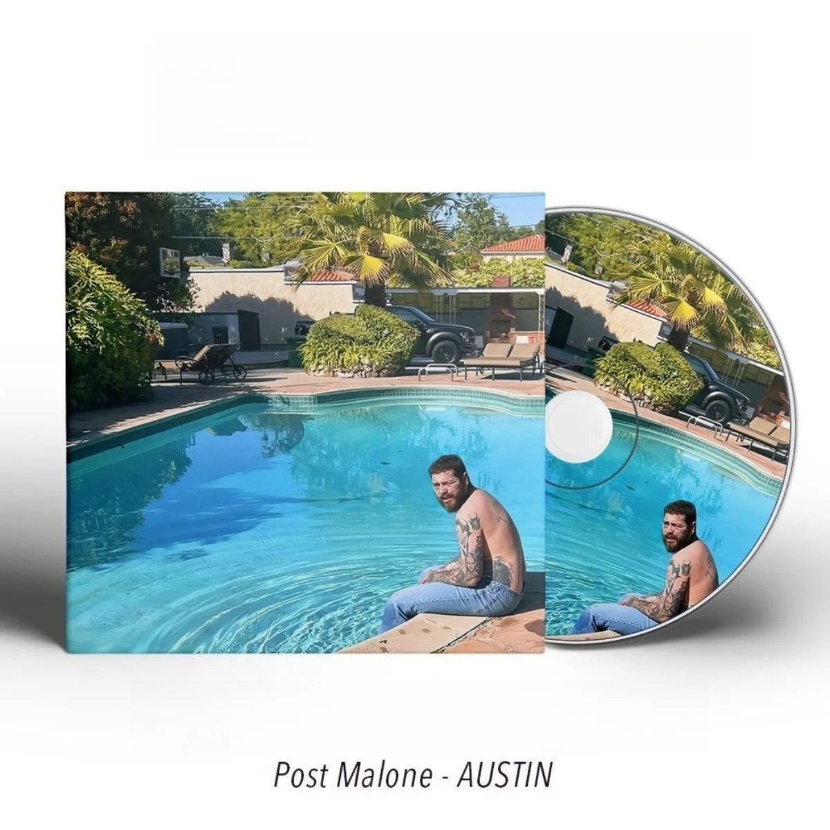 

Post Malone AUSTIN Full Album Pop Music CD, Iconic Contemporary Pop Rock R&B Hits Collection Physical Disc, Only CD