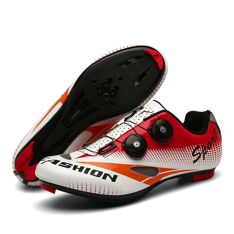 MTB Mens Road Lane Board Cycling Shoes Road Cyclocross Speed Flats Racing Shoes Women's Cycling Mountain Spd Cycling Shoes