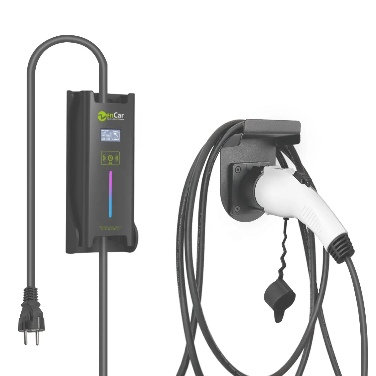 SAE J1772 Standard 16 amp ev home charger AC ev charger station with schuko