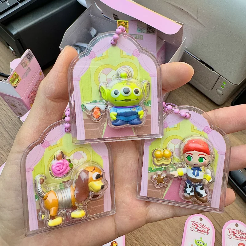 Toptoy Disney Toy Story Wedding Series Blind Box Hanging Ornament Forky Action Figure Collectible Decor For Adult Fans