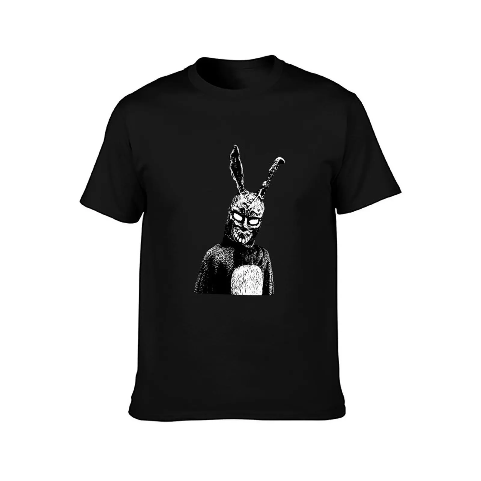 Donnie Darko Sticker T-Shirt Summer Casual Cotton Tee Oversized Streetwear Tops Vintage Graphic Print Loose Fit Short Sleeve