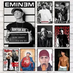 Super Rapper Eminems Posters and Prints Great Rap Singer Canvas Painting Music Star Wall Art Picture for Bedroom Home Decor