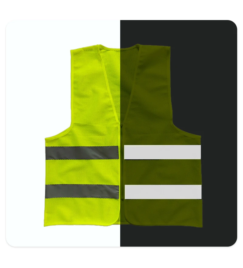 Alta Visibilidade Reflective Safety Vest, Proteção Pessoal, Jaqueta para Noite, Ao ar livre, Segurança