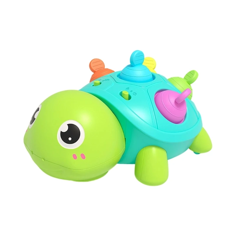 Multisensory Infant Development Toy Crawling ABS Plastic Teether Portable Travel Companion