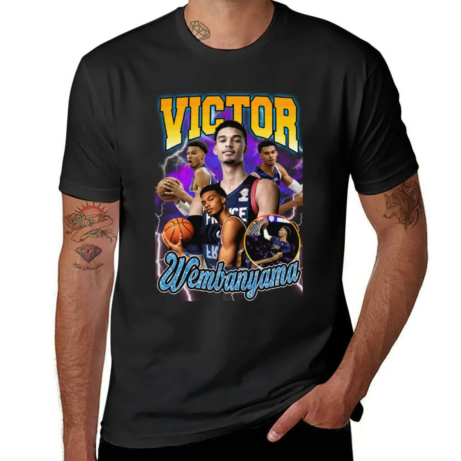 

Wembanyama Victor shirt T-Shirt oversized hippie clothes Men's t-shirt