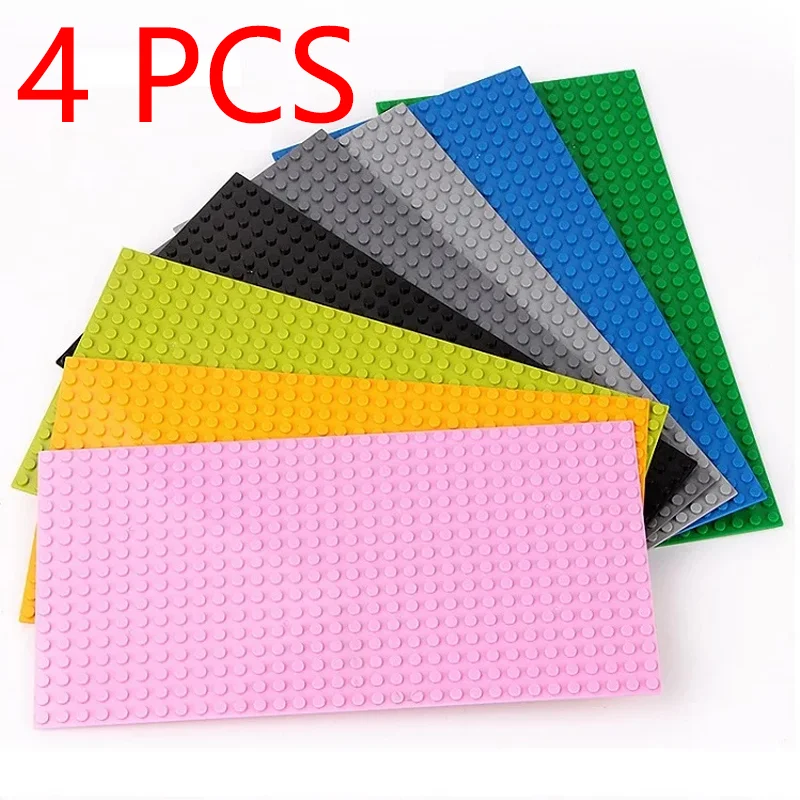 4Pcs DIY Base Plates 32x32 16x32 Dots Classic Base Plates Blocks Plastic Building Bricks Assembly Compatible Brand Friends Toy