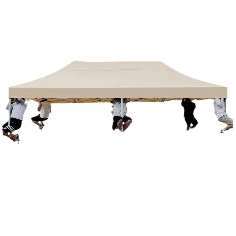 

Выставочный четырехногий палаточный киоск цвета хаки с утолщенным тентом для двора, четырехугольный солнцезащитный навес, оптовая продажа