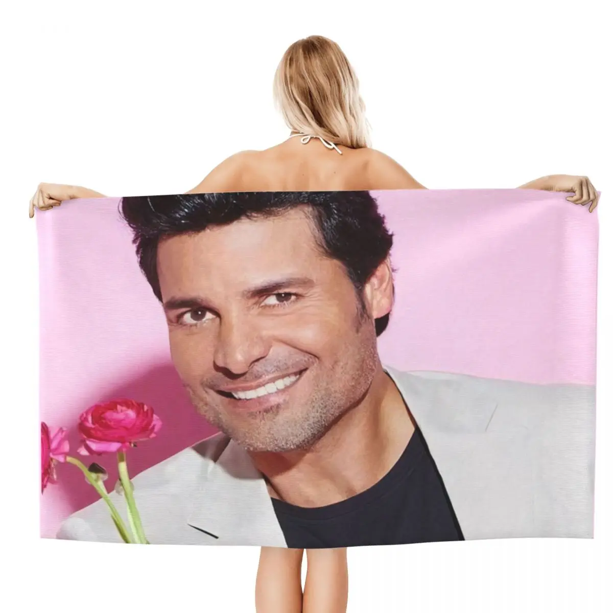 Chayanne Dance With Me Bath Beach Towel Microfiber Latin Pop Singer Pool Towels