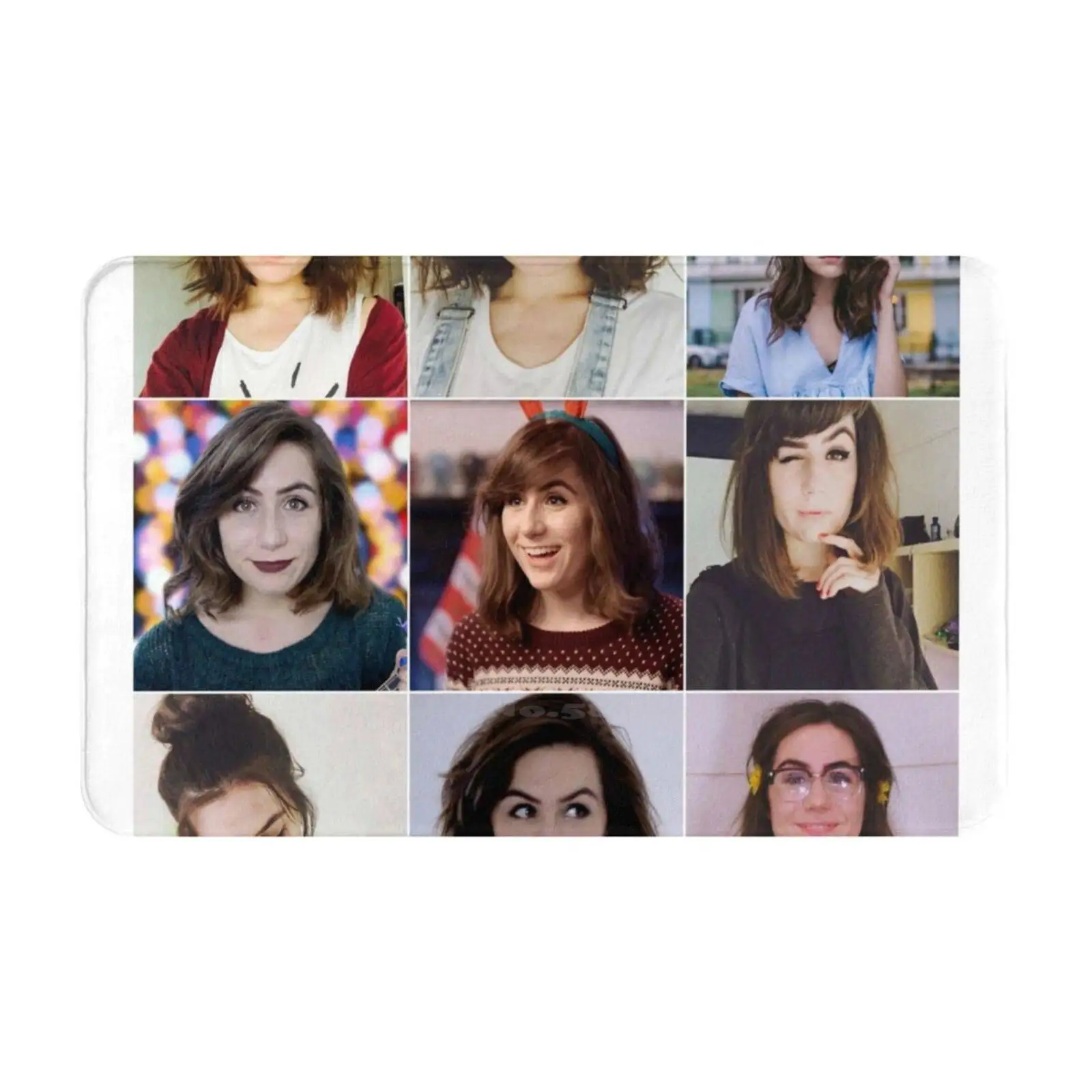 Dodie Collage Soft Foot Pad Room Goods Rug Carpet Doddleoddle Vloggleoddle Dodie Clark Youtuber