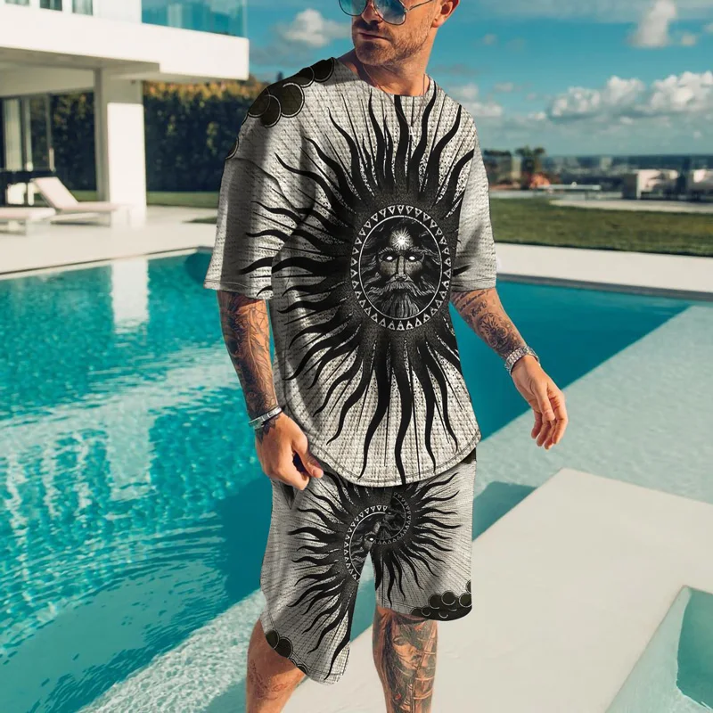 2024 Men's Fashion 3D Print T Shirt For Men Streetwear Casual Short Sleeve Tops Summer Oversized clothes for men Short Sleeve