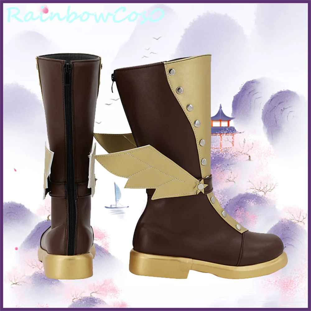 IDOLiSH7 AGF2017 MECCANICO LULLABY Izumi Mitsuki Cosplay Scarpe Stivali Gioco Anime Halloween RainbowCos0 W3151