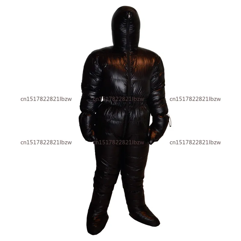 White Goose Down Filling Jacket for Men and Women, Professional Polar Expedition, Winter Down Suit,  Camping, 1500g