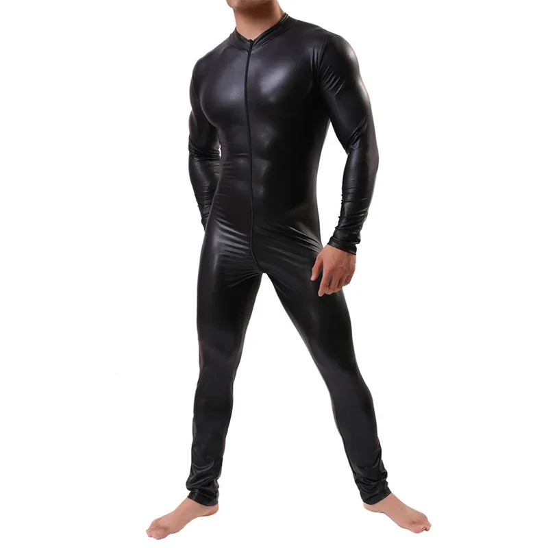 เซ็กซี่ Exotic Catsuit Zentai เครื่องแต่งกาย Sex Bodysuit Harness คอสเพลย์ Unitard เร้าอารมณ์ผิวเครื่องแต่งกายสําหรับ Man เครื่องราง Latex Bdsm