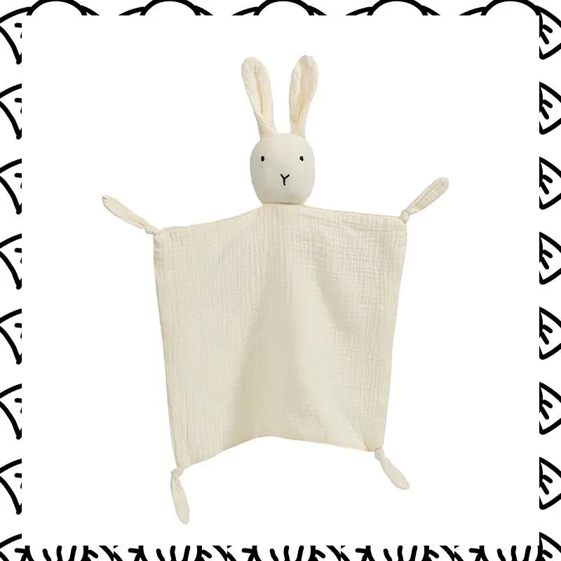 

A71Z Loveys For Babies Personalized Muslin Lovey Blanket Custom Embroidered Baby Security Blanket Bunny Comforter With Nam