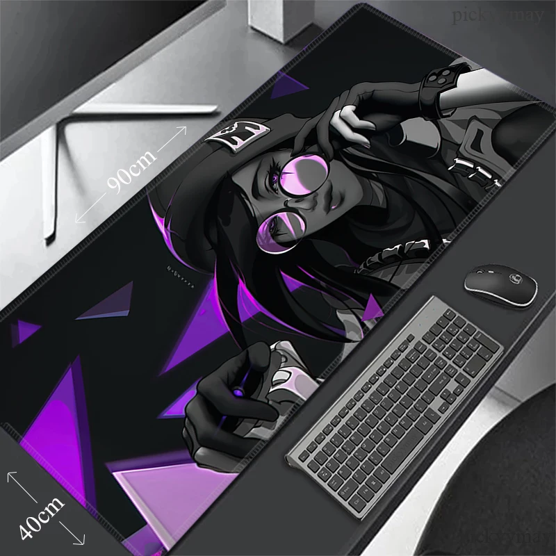 

Valorant Mouse Pad Large Gamer Mousepad Keyboard Mat XXXL Mouse Mats 90x40cm Rubber Desk Pad Laptop Table Carpet gaming deskpads