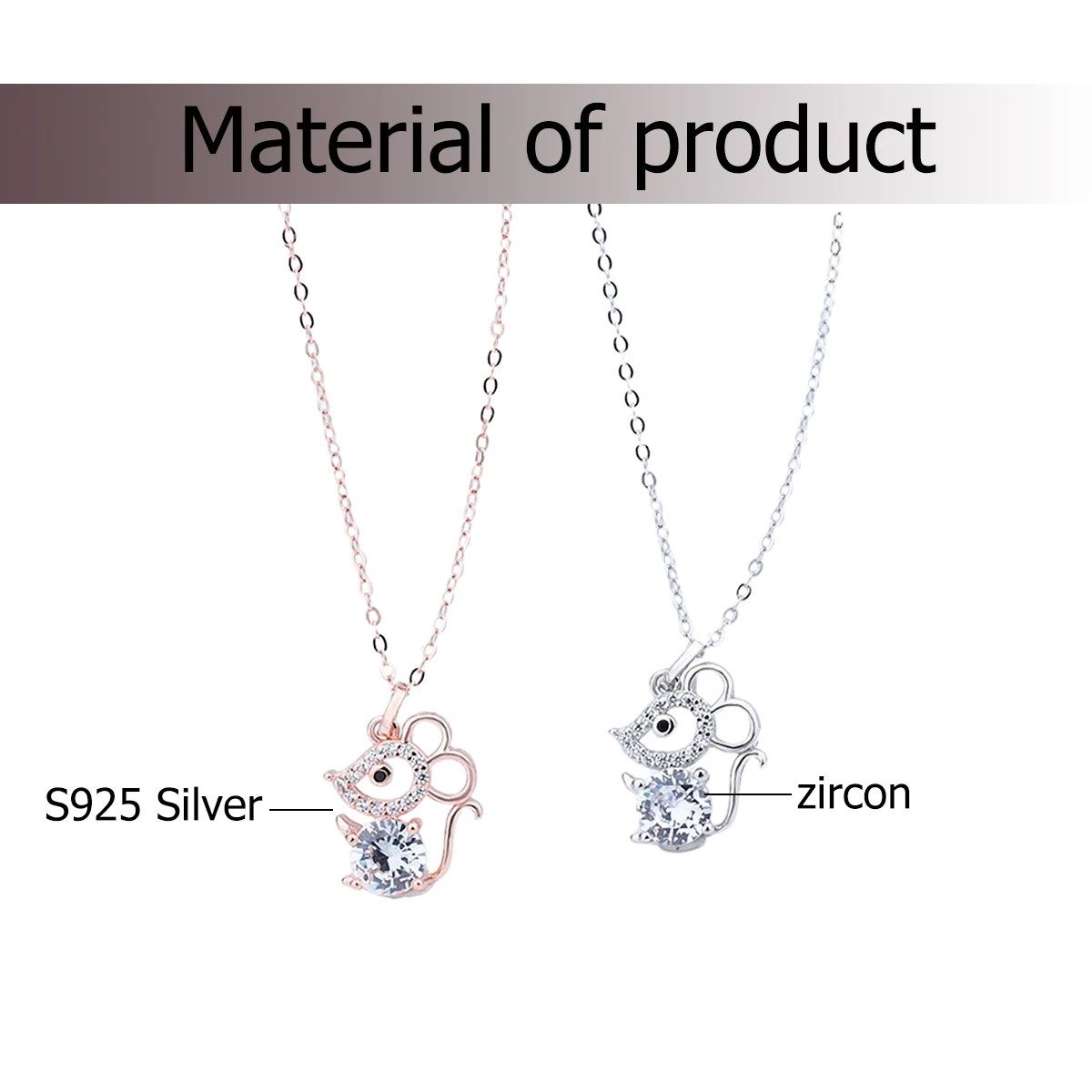 

Sterling Silver Mouse Necklace Women Jewelry Pendant Choker Everyday Wear Gift Valentine Birthday Present Silver Necklace Women