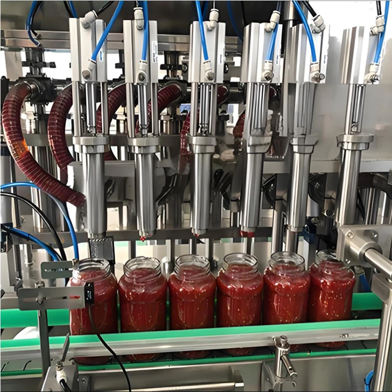 Fully Integrated Jam Processing System with Fruit Washing Pulping Cooking and Aseptic Filling
