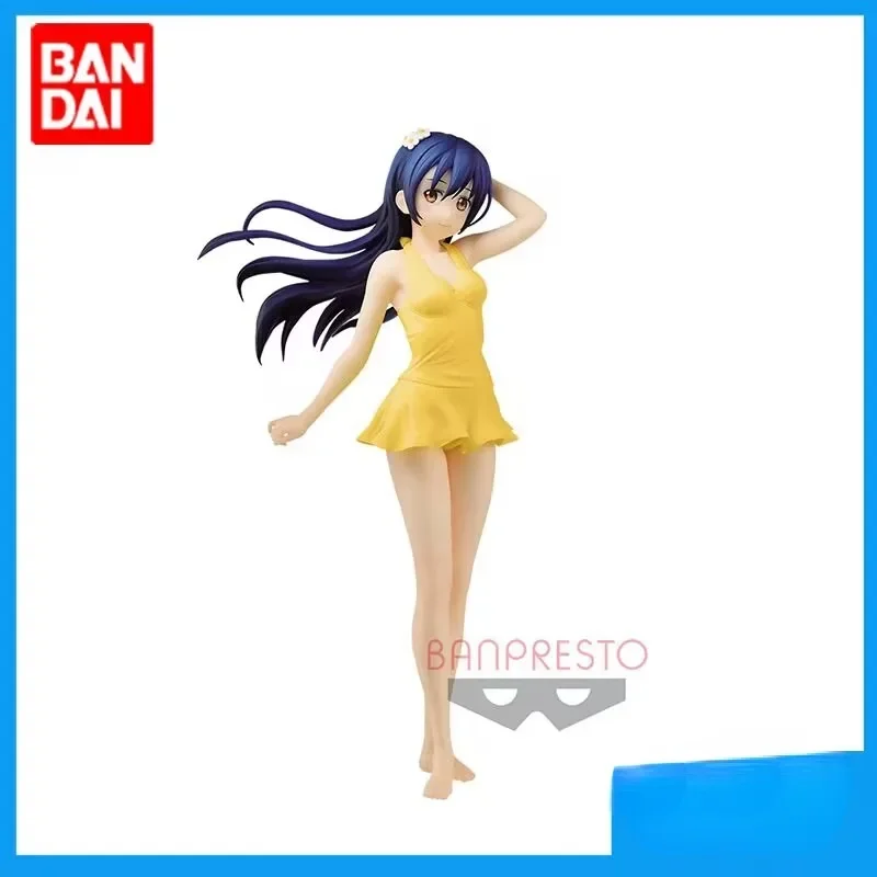 Original Bandai LoveLive! School Idol Project Sonoda Umi Anime Action Figures Collection Ornaments Figure Toys Birthday Gift