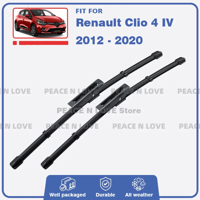 

Front Wiper Blades For Renault Clio 4 IV 2012 - 2020 RS Hatchback Estate Windshield Brushes Windscreen Window Accessories 2019