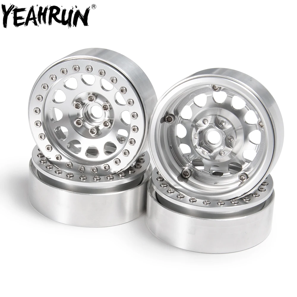 

Колесные диски YEAHRUN из металлического сплава, 2,2 дюйма, для моделей 1/10 Axial SCX10 TRX4 TRX6 Wraith 90048 D90, детали для гусеничных машин на радиоуправлении, 4 шт.