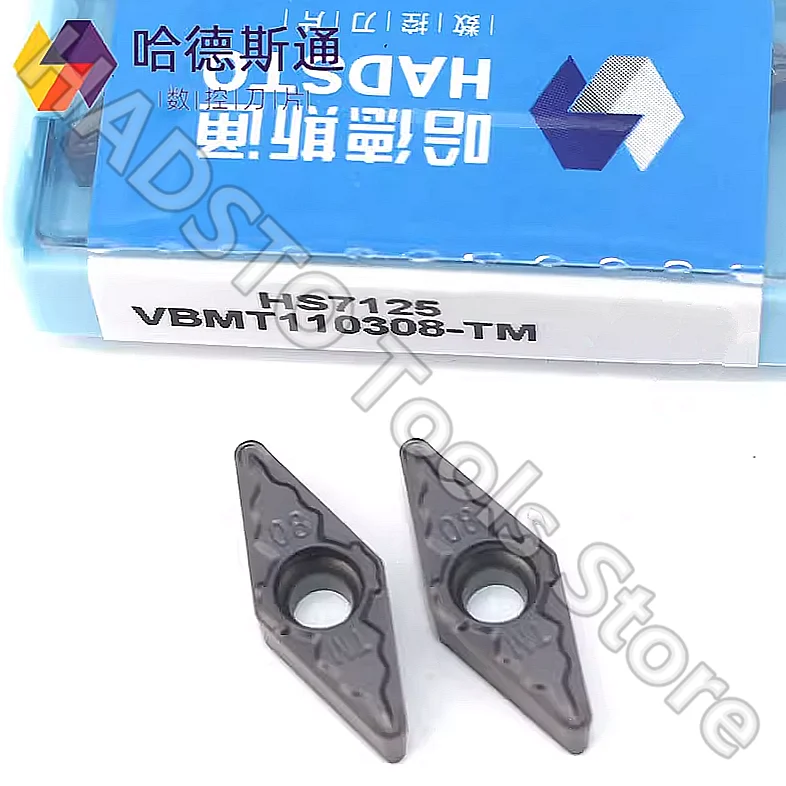 VBMT110304-TM HS7125/VBMT110308-TM HS7125 HADSTO CNC carbide inserts Turning inserts For Steel, Stainless steel, Cast iron P M K