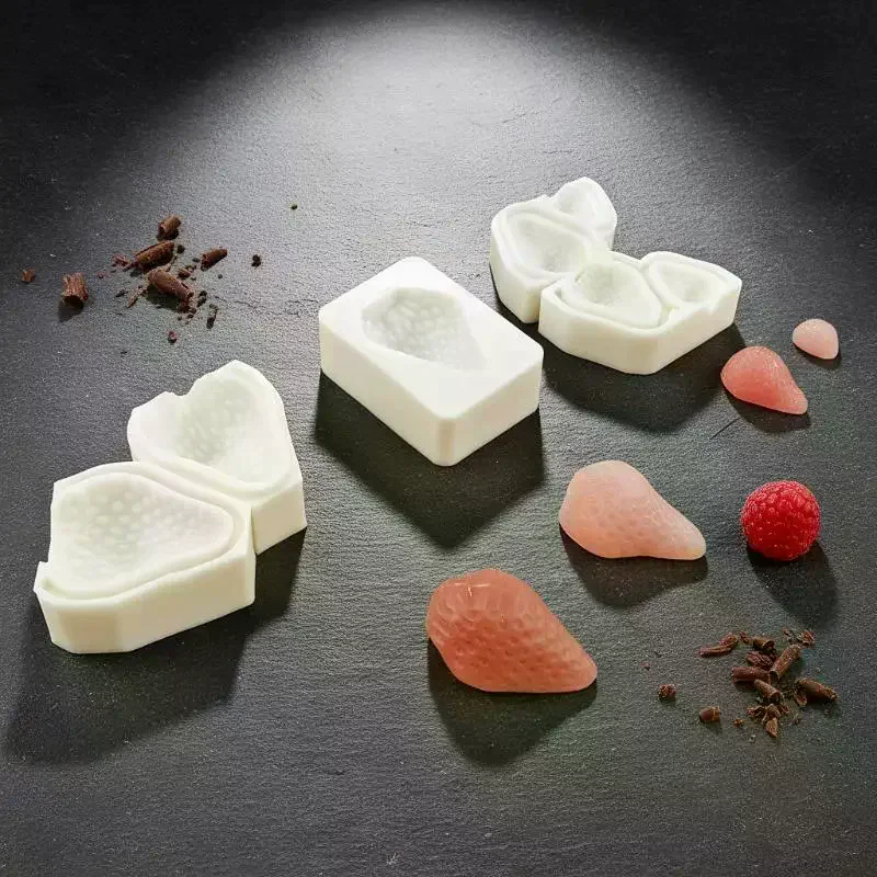 

3D Strawberry Silicone Mold DIY Handmade Fondant Cake Decoration Mousse Cake Chocolate Mold