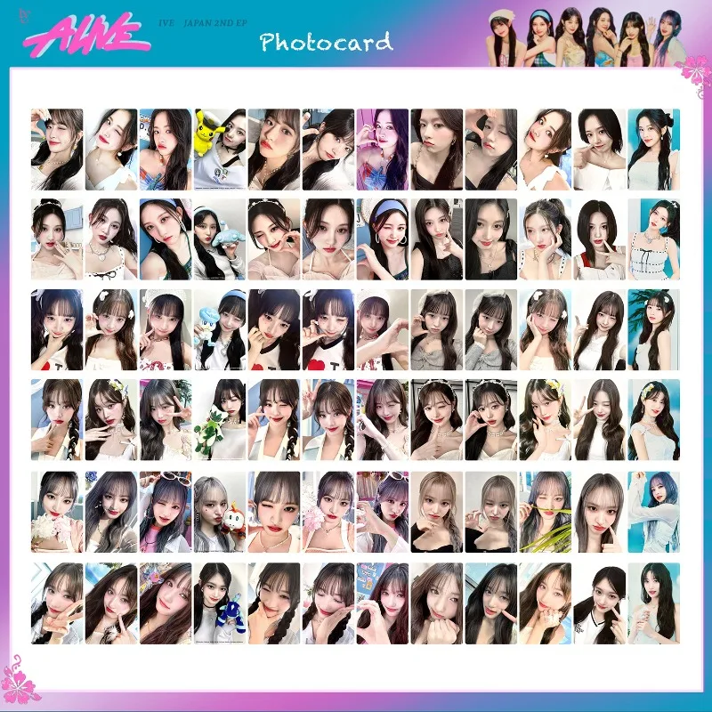 

Kpop IVE New Album ALIVE Special Card LOMO Card Photocard Yujin Gaeul Wonyoung LIZ Rei Leeseo Postcard Gift Fans Collection Gift