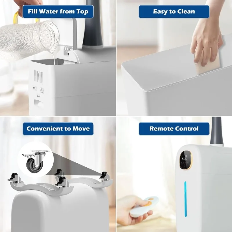 Humidifiers for Large Room Home, 6.6Gal/25L Large Humidifier Whole House Humidifier 3000 sq.ft