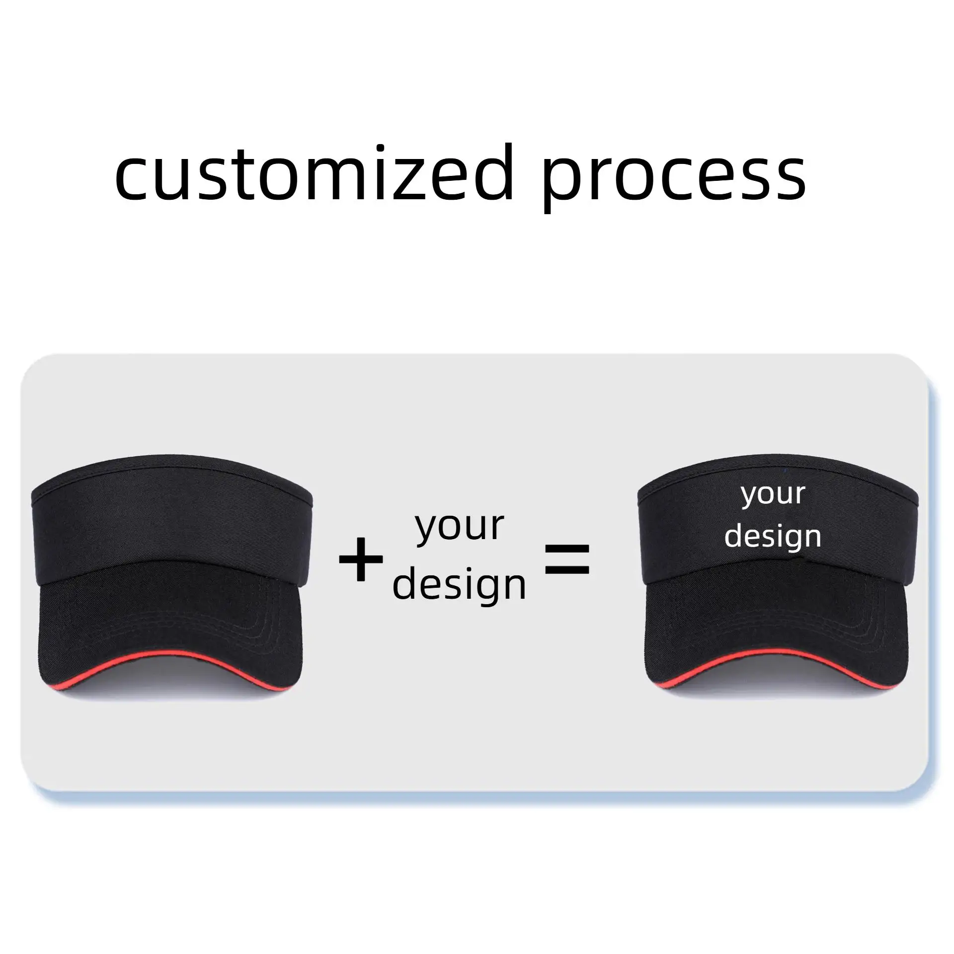 Custom Cap Print With Logo Personalized Design Men Women Summer Running Golf Empty Top Hat Activity Competition Sunshade Hat