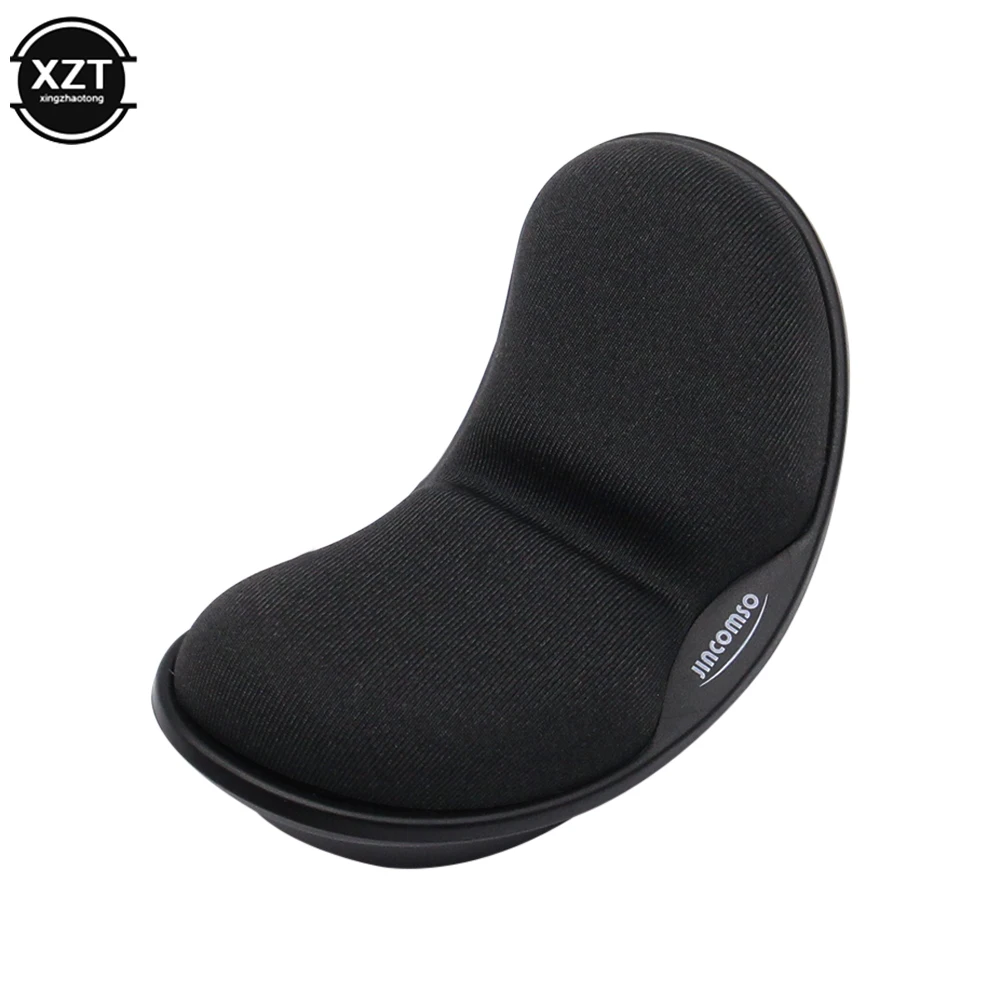 PC 컴퓨터용 3D 손목 받침대 메모리 폼 게이밍 마우스 패드, 편안한 고무 손 손목 받침대 마우스 매트, 인체 공학적 건강한 디자인