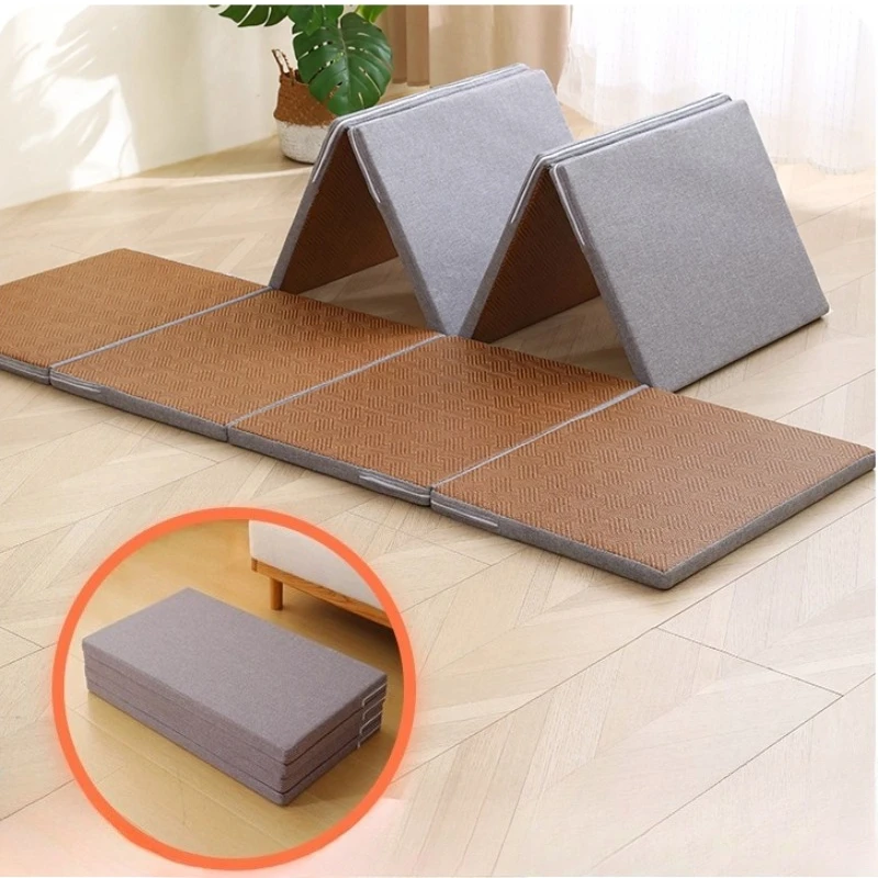 

Japanese Style Tatami Floor Mat Foldable Student Dormitory Bed Mattresses Portable Nap Mat Multi-Purpose Floor Sleeping Solution