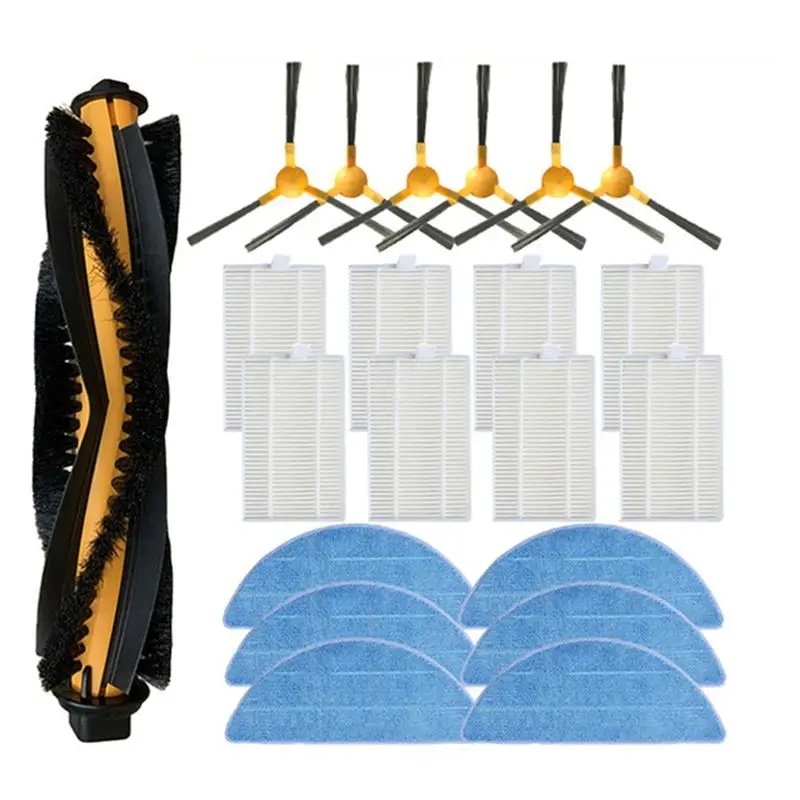 

BAAJ-For Kabum Smart 700 / 500: Аксессуары для робота-пылесоса – основная щетка, боковые щетки, HEPA-фильтр, салфетки для влажной уборки, 21 шт.