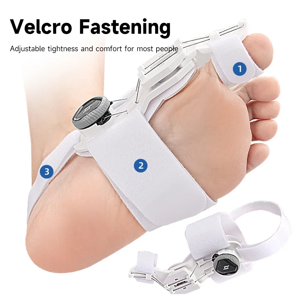 Bunion Corrector Adjustable Hallux Valgus Corrector Foot Finger Orthopedic Toe Correction Separates Toes Splint Relief Foot Care