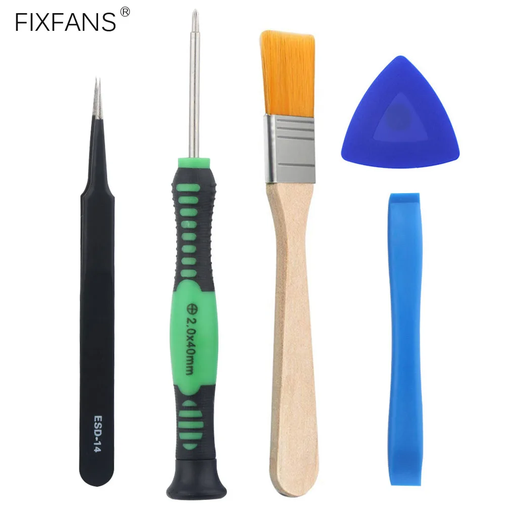 2.0mm Phillips PH00 Screwdriver Precision Tweezers Cleaning Brush Opening Tool Kit for Playstation 4 PS4 PS3 Controller Repair