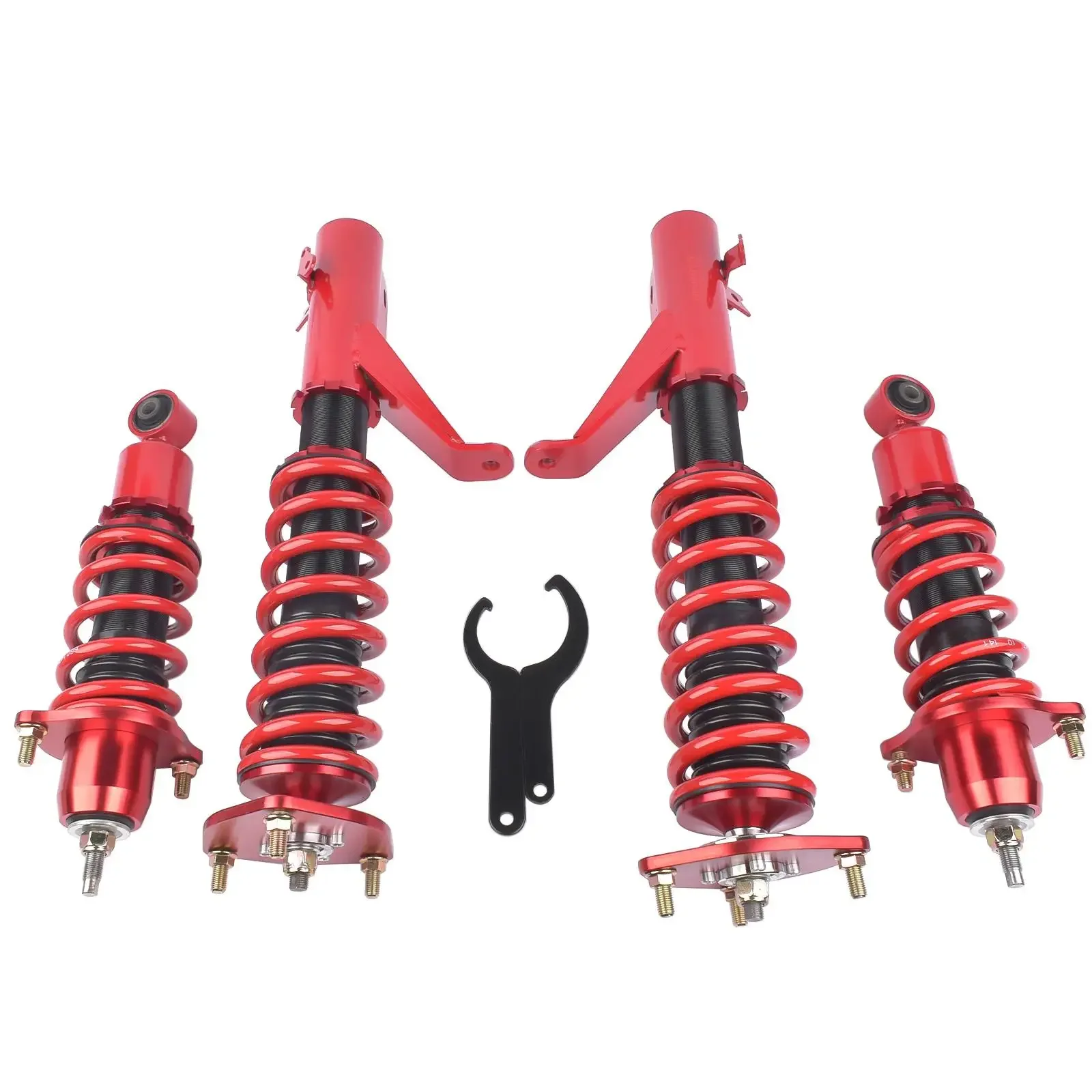 AP03 Conjunto de 4 suportes Coilover para Honda Civic VII Coupe EM2002005, kit de mola de suspensão Sedan ES