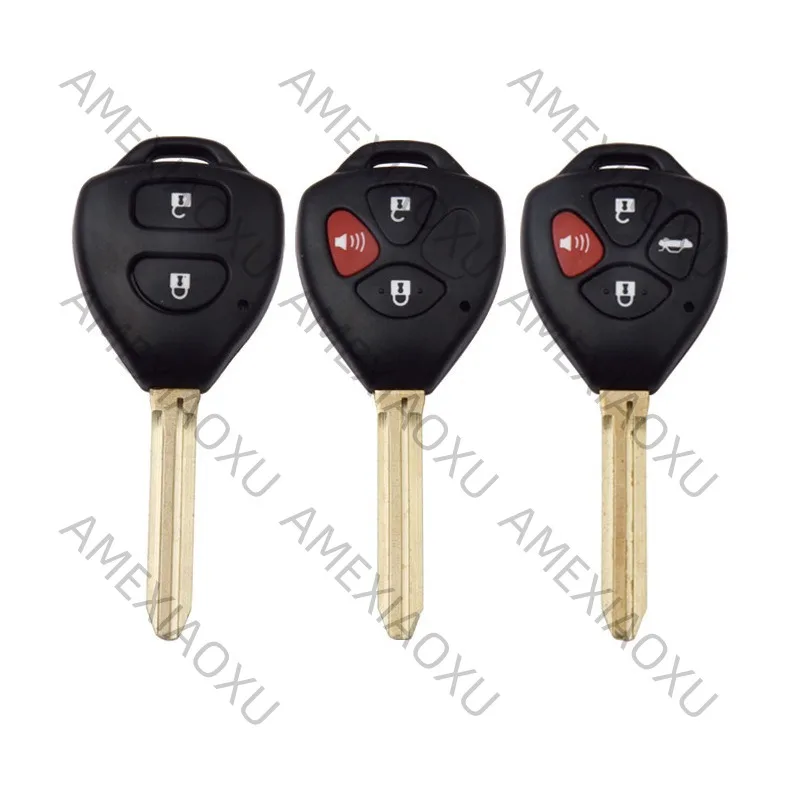 

For TOY43/TOY47 2/3/4Buttons Remote Key Shell For Toyota Camry Avalon Corolla Matrix RAV4 Venza Yaris Replacement Case AMEXIAOXU