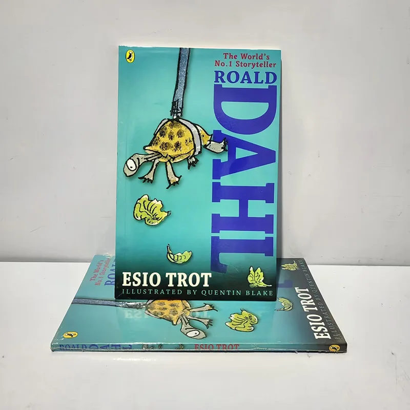 

Роальд Дал, как маленькая черепаха, развивающая Esio Trot, английская версия, классическая книга с рассказами на ночь для детей, английские книги