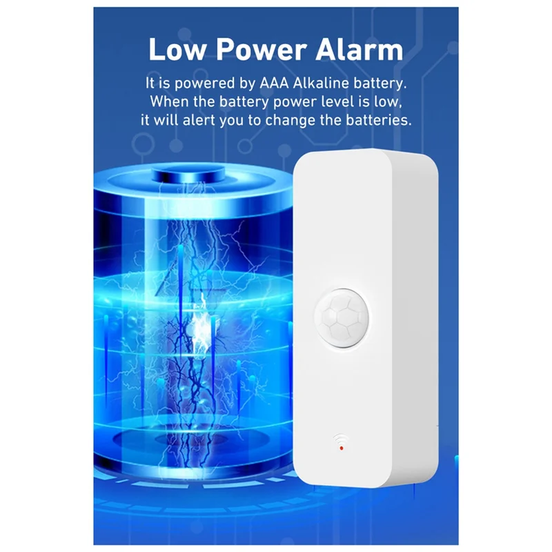 Y19A Tuya Wifi Human Body Infrared Sensor Alarm - Burglar Alarm Suitable For Home/Garages/Shops Easy Install
