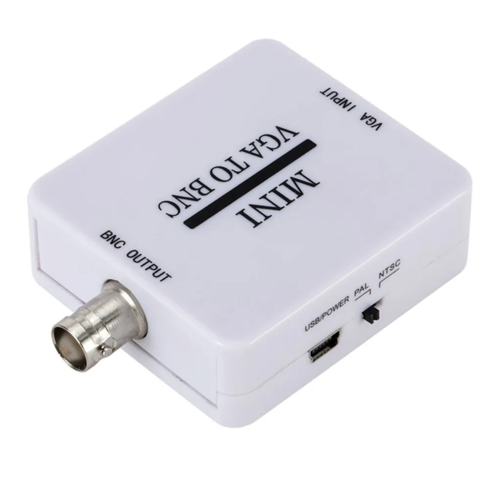 VGA To BNC Mini HD VGA To BNC Video Converter VGA Input BNC Output VGA To BNC Video Converter Box Converter Box Video Adapter