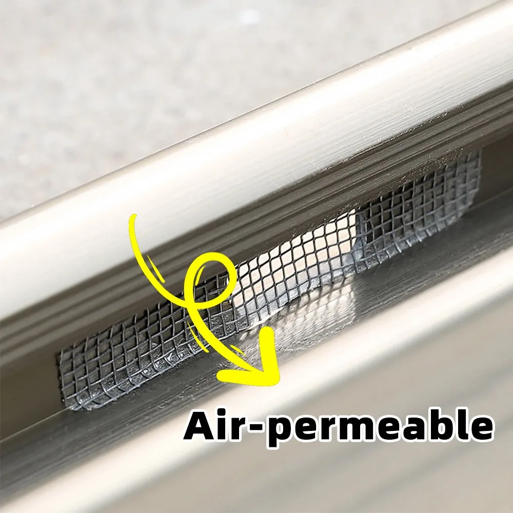 Window Screen Patch Exhaust Grille Window Door Drainage Hole Anti Mosquito Insect Paste Mesh Net Screen Invisible Repair Sticker