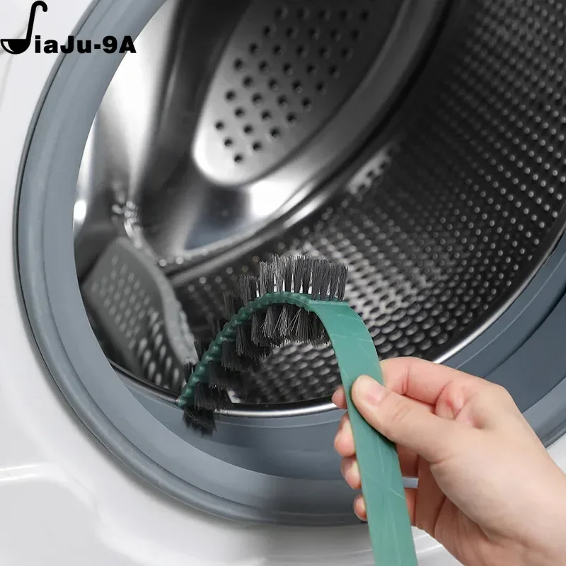 Roller Washing Machine Cleaning Brush Extended Handle Wave Wheel Washing Machine Inner Wall Dirt Cleaning Tool Gap Brush