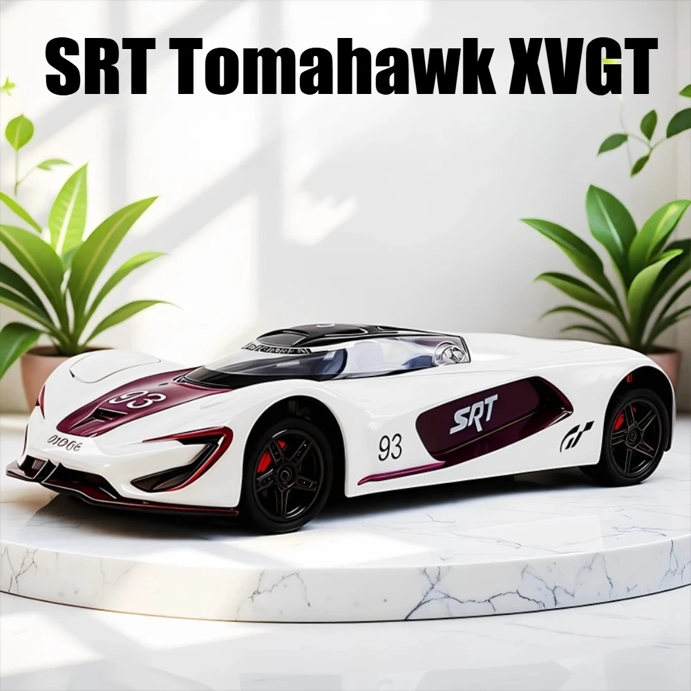 

1:32 SRT Tomahawk XVGT Challenger 1970 Car Model Toy Diecast Metal Music Light Muscle Cars Vehicles Models Gifts for Children