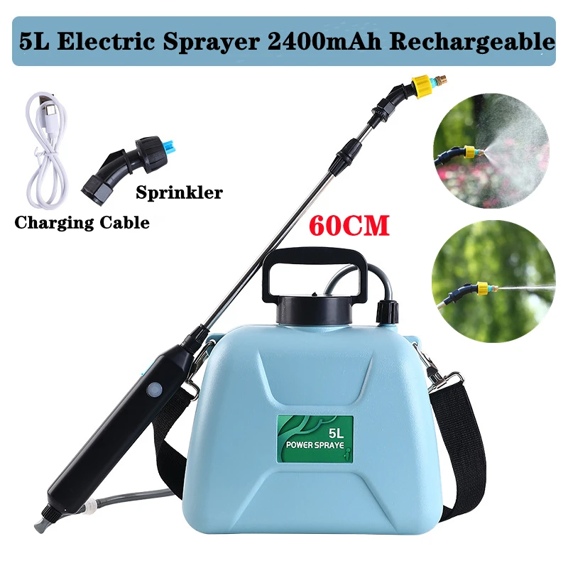 

5L Electric Sprayer Garden Automatic Atomization Shouldered Sprinkler Sprayer Garden Plants Sprayer Watering Garden Irrigation