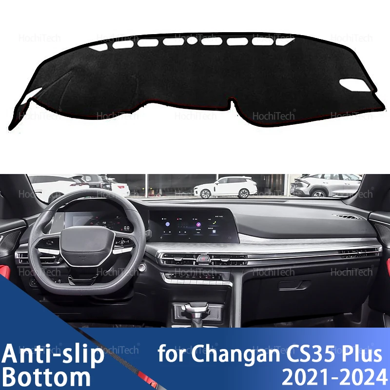 Armaturenbrett Abdeckung Für Changan CS35 Plus 2021 2022 2023 2024 Auto Dashboard Abdeckung Dash Board Matte Teppich Pad Sonnenschirm cape Kissen