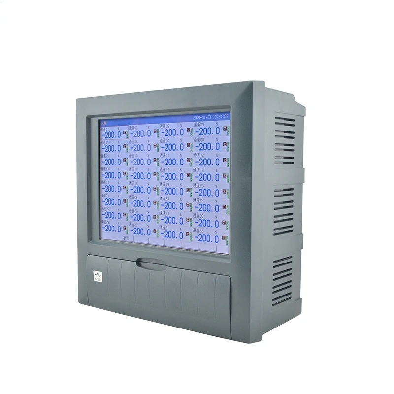 Color multi-channel multi-channel temperature, pressure, current, and voltage recorder