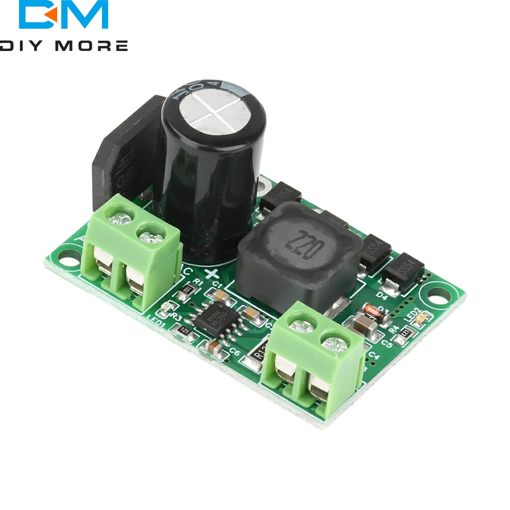 12V Lead-acid Battery Charging Module with Indicator Light Three-stage Charging Constant Current Charging AC 12-20V/DC 15-30V