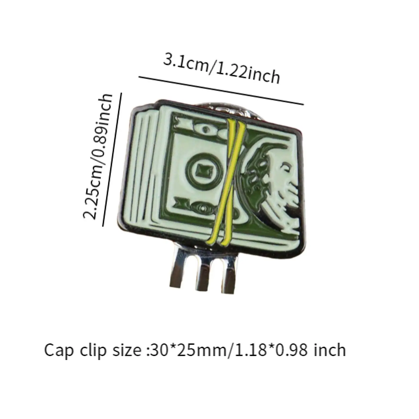Маркер для мяча для гольфа креативный подарок зажим для шляпы для тренировок для мужчин и женщин